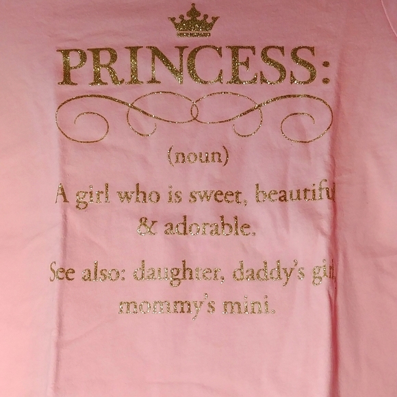 ⭐HOST PICK⭐NWT, Size 5T light pink with gold, long sleeve top - Picture 2 of 4